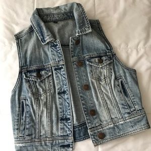 American Eagle Denim Vest